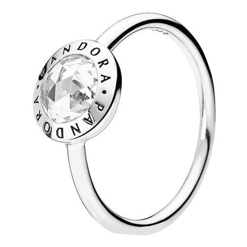 Кольцо женское Логомания PANDORA 191029CZ прозрачное р.17 в Swatch