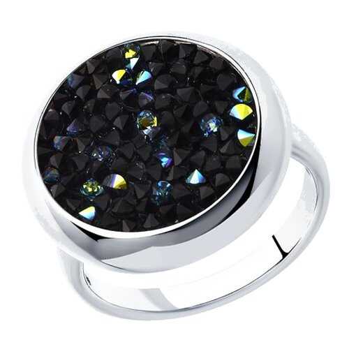 Серебряное кольцо женское с кристаллами Swarovski SOKOLOV 94012429 р.17 в Swatch